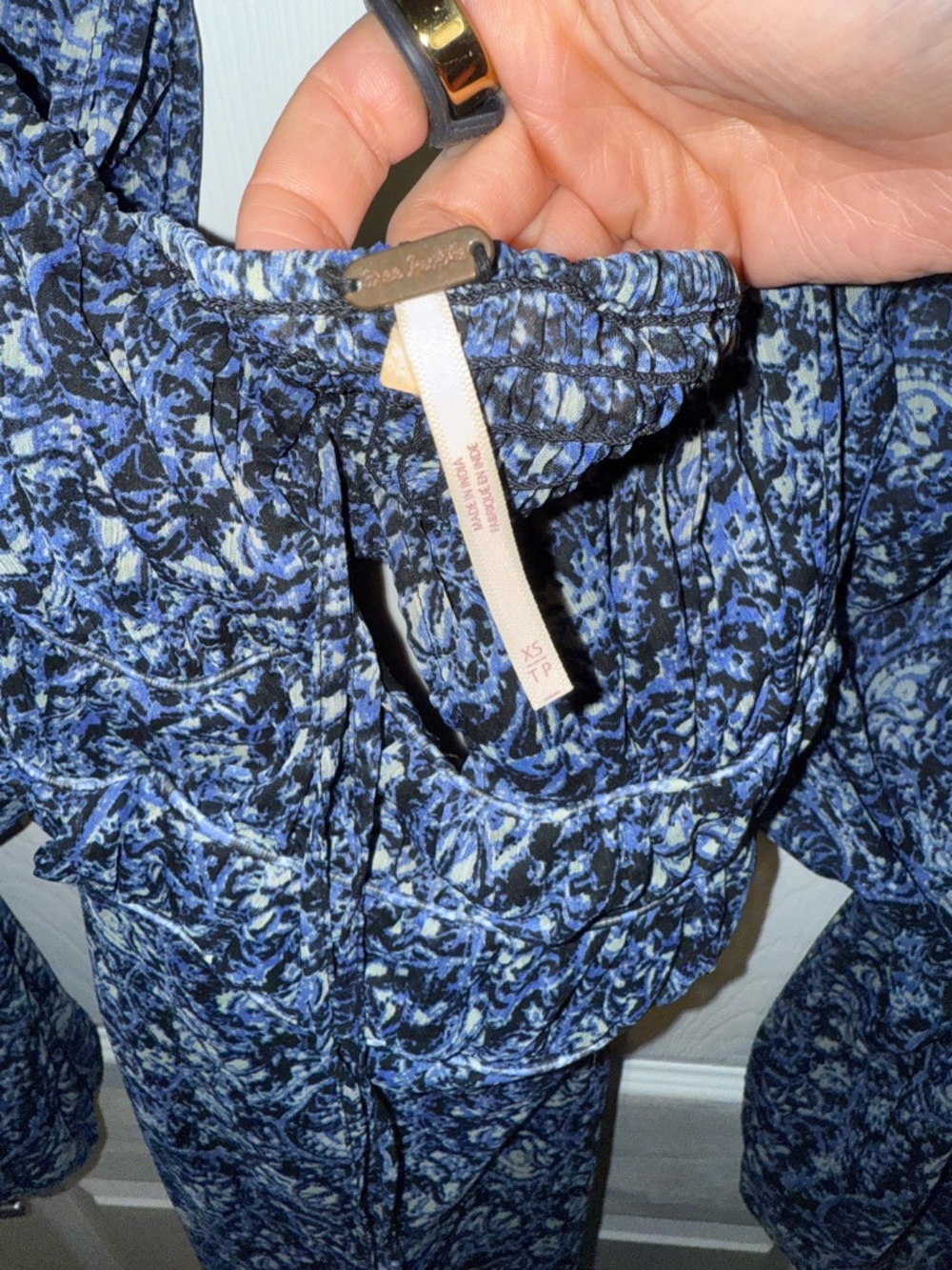 Free People Aglow Midi Dress in Blue - Picture 9 of 10